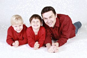 father and 2 sons