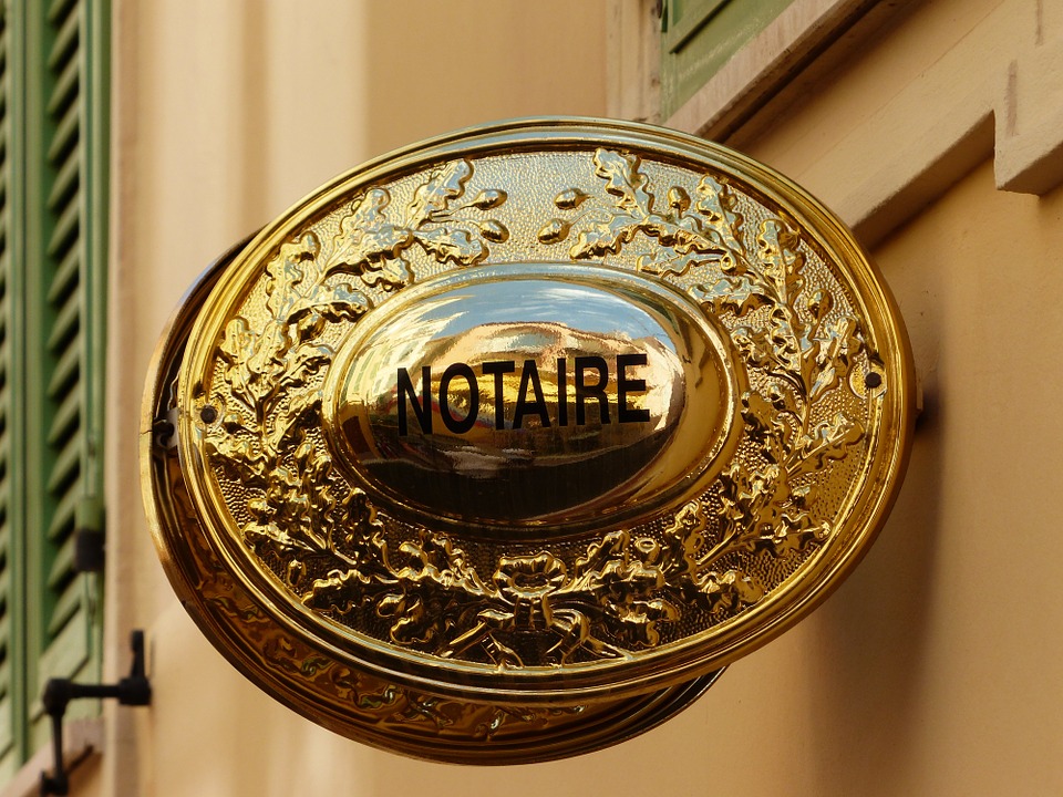 Sign on building