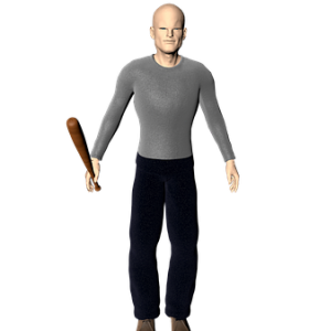 Man holding bat 