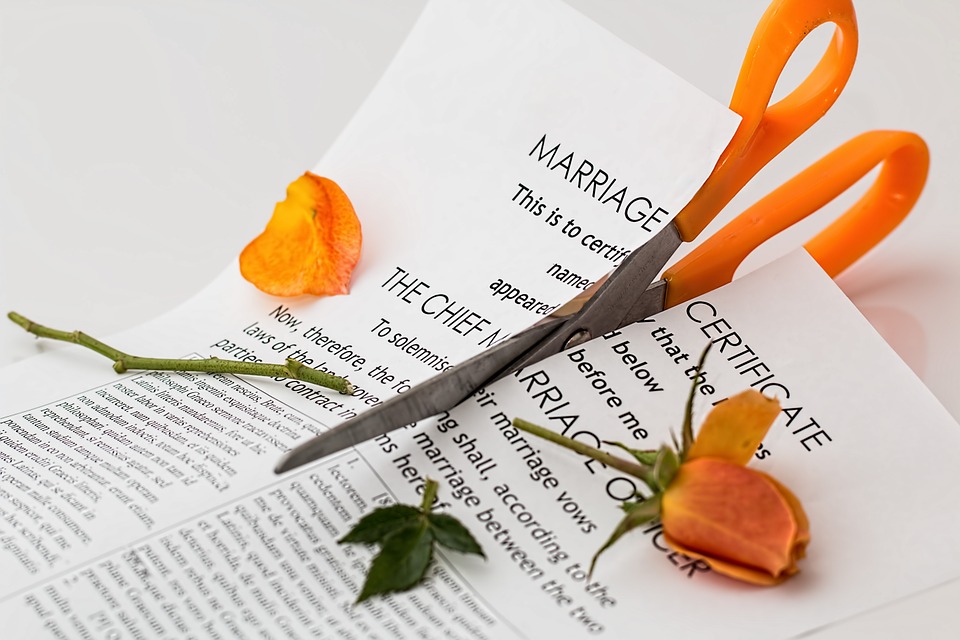 Scissor cutting document